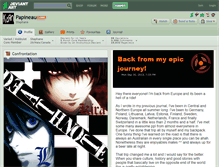 Tablet Screenshot of papineau.deviantart.com