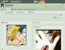 Tablet Screenshot of hentai-iruka.deviantart.com