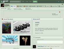 Tablet Screenshot of inti666.deviantart.com