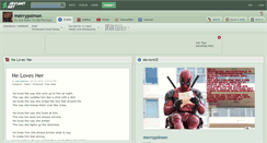 Desktop Screenshot of merrypsimon.deviantart.com