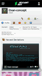 Mobile Screenshot of oxan-concept.deviantart.com