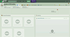 Desktop Screenshot of lyndonlovescookies.deviantart.com
