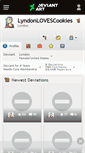 Mobile Screenshot of lyndonlovescookies.deviantart.com