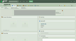 Desktop Screenshot of hus95190.deviantart.com