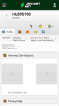 Mobile Screenshot of hus95190.deviantart.com