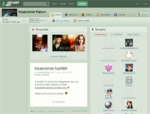 Tablet Screenshot of incarceron-fans.deviantart.com