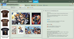 Desktop Screenshot of animegamelovers.deviantart.com