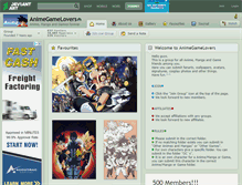 Tablet Screenshot of animegamelovers.deviantart.com