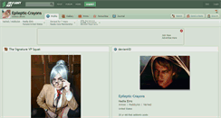 Desktop Screenshot of epileptic-crayons.deviantart.com
