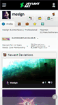 Mobile Screenshot of mesign.deviantart.com