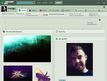 Tablet Screenshot of mesign.deviantart.com