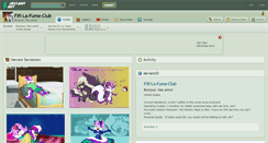 Desktop Screenshot of fifi-la-fume-club.deviantart.com