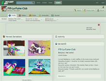 Tablet Screenshot of fifi-la-fume-club.deviantart.com