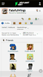 Mobile Screenshot of fatefulwings.deviantart.com
