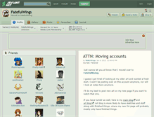 Tablet Screenshot of fatefulwings.deviantart.com