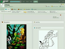 Tablet Screenshot of ctw36.deviantart.com