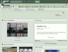 Tablet Screenshot of kostika.deviantart.com
