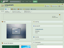 Tablet Screenshot of computerarts.deviantart.com
