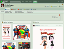 Tablet Screenshot of mysticmorgan.deviantart.com