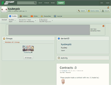 Tablet Screenshot of kyubeyplz.deviantart.com
