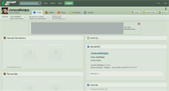 Desktop Screenshot of chrisredfieldplz.deviantart.com