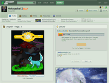 Tablet Screenshot of nekoyasha12.deviantart.com