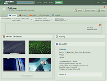 Tablet Screenshot of followe.deviantart.com