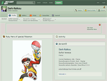 Tablet Screenshot of dark-raikou.deviantart.com