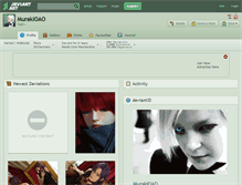 Tablet Screenshot of murakioao.deviantart.com