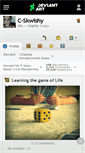 Mobile Screenshot of c-skwishy.deviantart.com