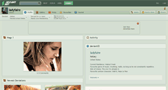 Desktop Screenshot of ladyfaire.deviantart.com