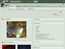 Tablet Screenshot of jaki-0.deviantart.com