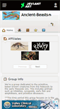 Mobile Screenshot of ancient-beasts.deviantart.com