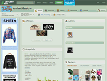 Tablet Screenshot of ancient-beasts.deviantart.com