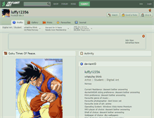 Tablet Screenshot of luffy12356.deviantart.com