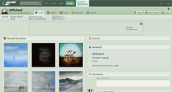 Desktop Screenshot of mplichard.deviantart.com