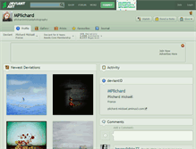 Tablet Screenshot of mplichard.deviantart.com