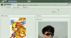 Desktop Screenshot of nadirsiddiqui.deviantart.com