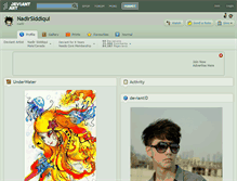 Tablet Screenshot of nadirsiddiqui.deviantart.com