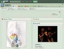 Tablet Screenshot of 666bota.deviantart.com
