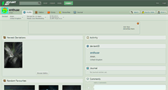 Desktop Screenshot of enthuse.deviantart.com