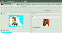 Desktop Screenshot of kirayoshidayaoi.deviantart.com