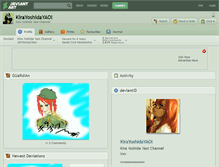 Tablet Screenshot of kirayoshidayaoi.deviantart.com