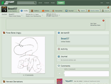 Tablet Screenshot of beast57.deviantart.com