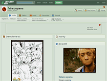 Tablet Screenshot of faisaru-ayama.deviantart.com