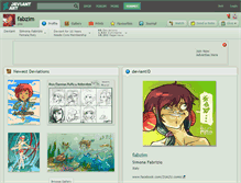Tablet Screenshot of fabzim.deviantart.com