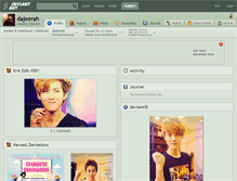 Tablet Screenshot of dajeerah.deviantart.com