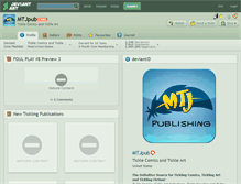 Tablet Screenshot of mtjpub.deviantart.com