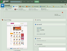 Tablet Screenshot of nywork.deviantart.com