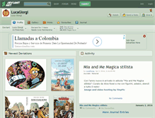 Tablet Screenshot of lucagiorgi.deviantart.com
